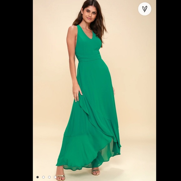 Lulu’s Wrap of Luxury Maci Dress - Picture 1 of 3